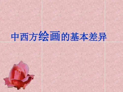 中西方绘画比较