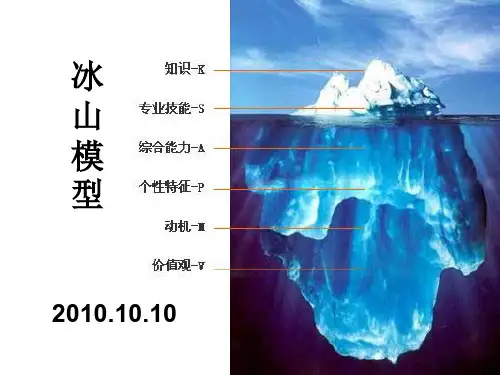 冰山模型(ppt文档)