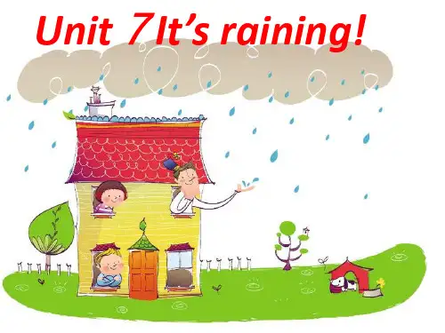 unit7-It's-rainingppt课件