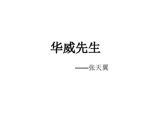 华威先生