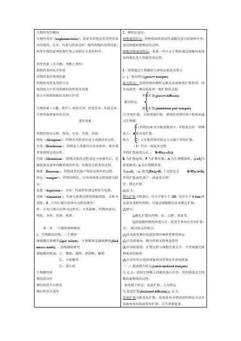 生物药剂学概述