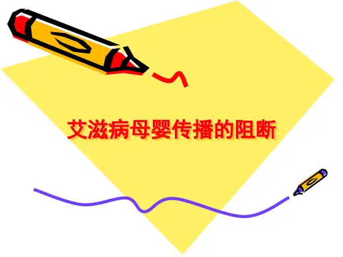 艾滋病母婴阻断 ppt课件
