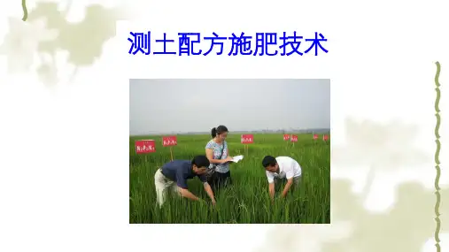 测土配方施肥技术ppt课件