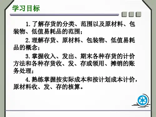 存货管理基本知识概述