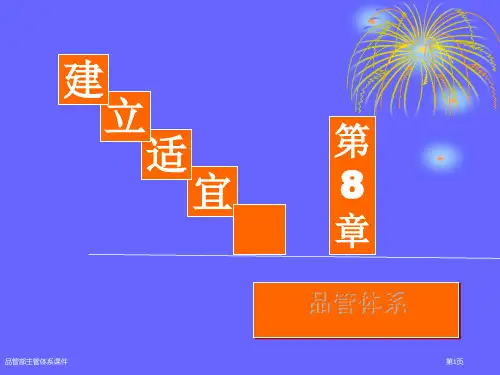 品管部主管体系课件