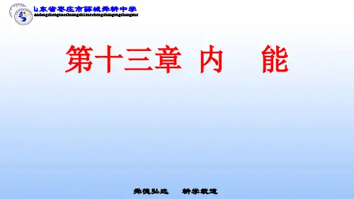 人教版九年级第13章内能复习课课件(25张ppt)