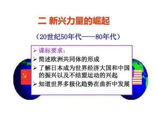 9.2新兴力量的崛起
