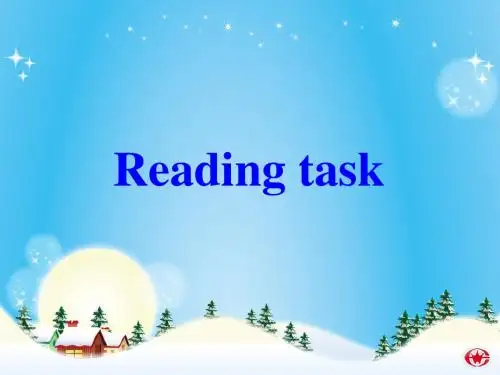 【优质课件】人教版高中英语必修一Unit 5《Nelson Mandela》Reading task优秀课件.ppt