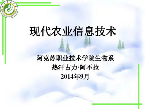 现代农业信息技术.pptx