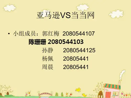当当网与亚马逊网站的对比分析