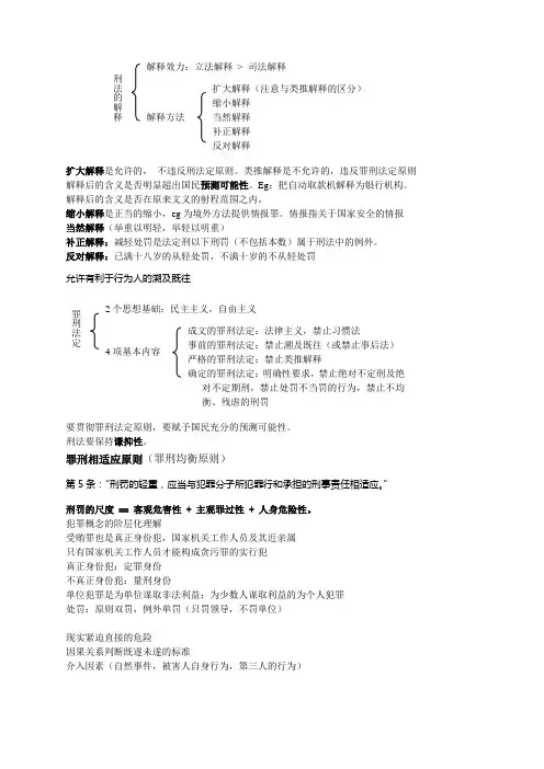 柏浪涛刑法笔记