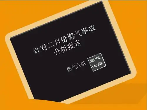 针对2月燃气事故 2