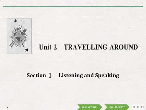 人教版高中英语必修一《Travelling Around》Listening and Talking PPT课件