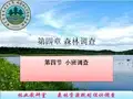 第四章 森林调查  小班调查