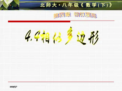 4.4 相似多边形 课件3(北师大版八年级下)