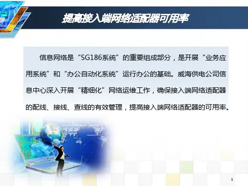 提高接入端适配器可用率