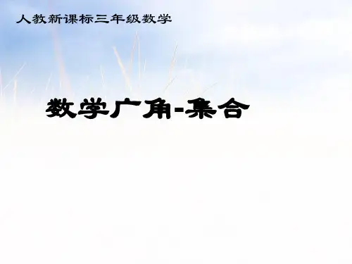202X人教版三年级数学上册《数学广角—集合》精品课件.ppt