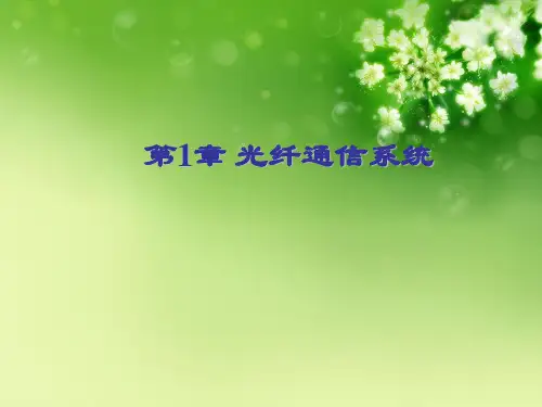 第1章 光纤通信系统优秀课件