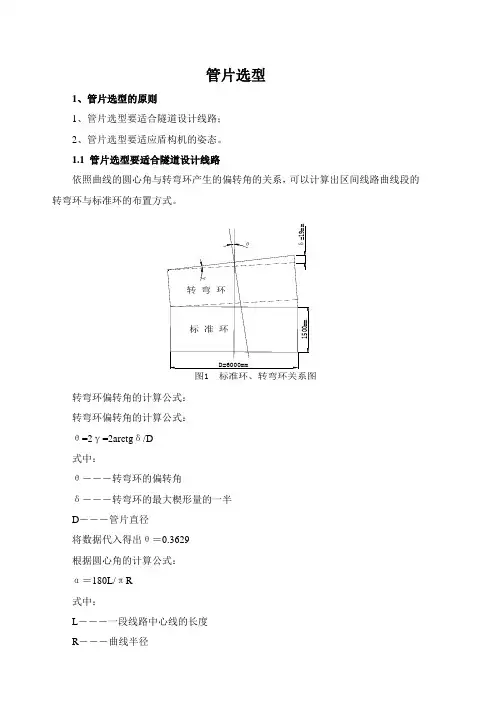 管片选型