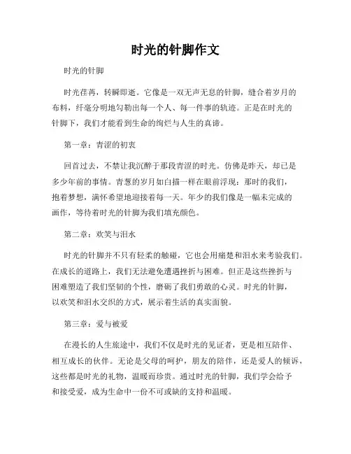 时光的针脚作文