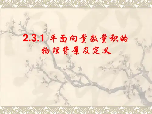 平面向量数量积精选全文完整版