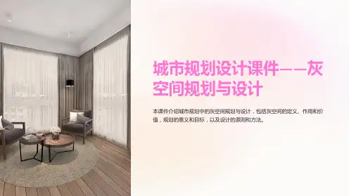 《城市规划设计课件-灰空间规划与设计》