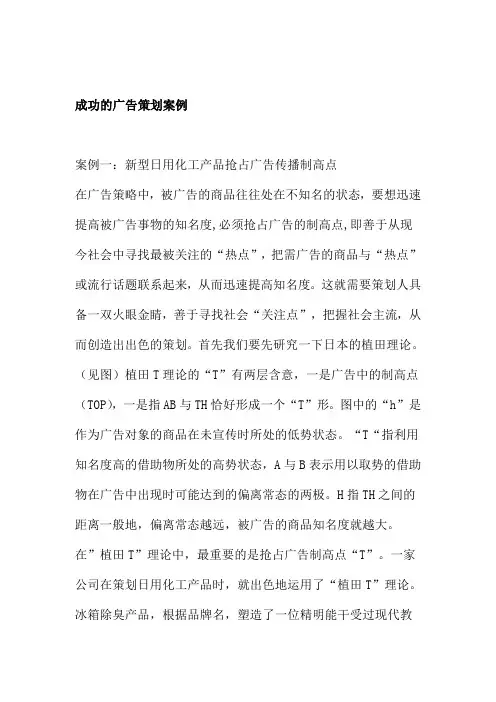 成功的广告策划案例分析