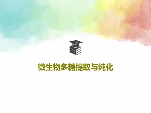 微生物多糖提取与纯化29页PPT
