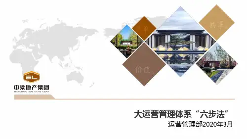 国内标杆地产集团   运营管理   运营管理体系“六步法”