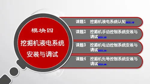 电子课件-《工程机械液电控制系统安装与调试》-A07-3049 模块四 挖掘机液电系统安装与调试
