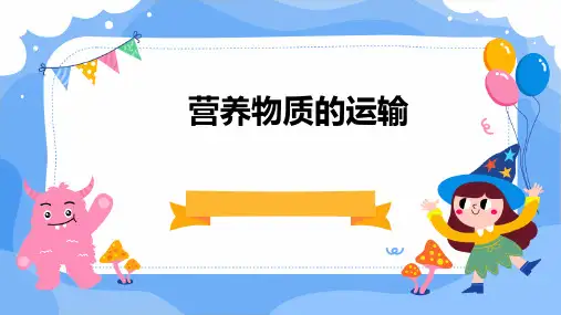 营养物质的运输PPT课件