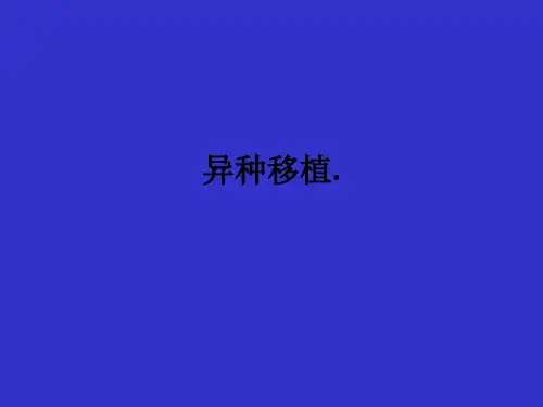 异种移植.ppt课件