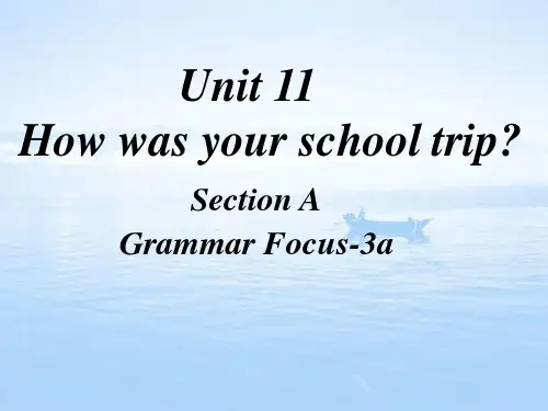 人教版初中初一七年级英语下册 名师教学课件 Unit 11 Grammar focus