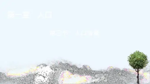 2020_2021学年新教材高中地理第一章人口第3节人口容量含解析课件新人教版必修第二册