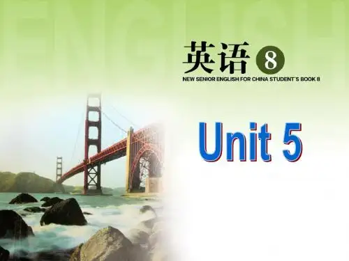 人教新课标高二选修8 Unit 5 Meeting your ancestors Grammar 公开课课件