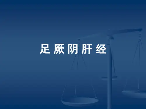 十二正经之肝经