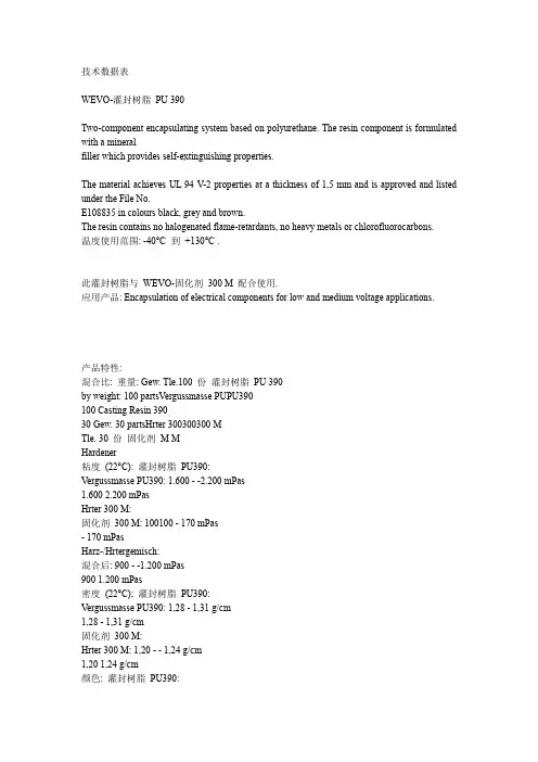 技术数据表.