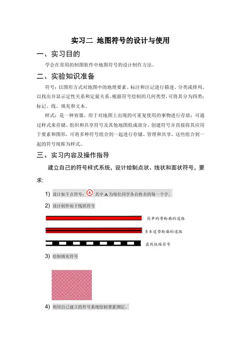 地图学符号的设计和使用
