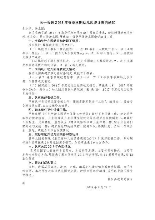 秋季学期在园幼儿人数情况统计表.doc