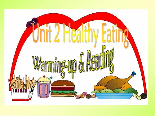 unit2 Healthy Eating-reading课件