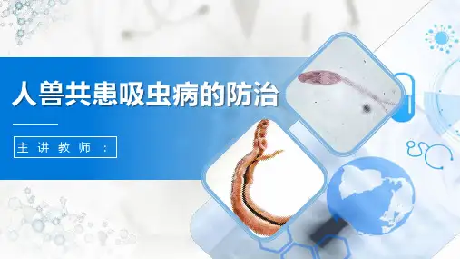【动物寄生虫病课件】任务一人畜共患吸虫病的防治【75页】