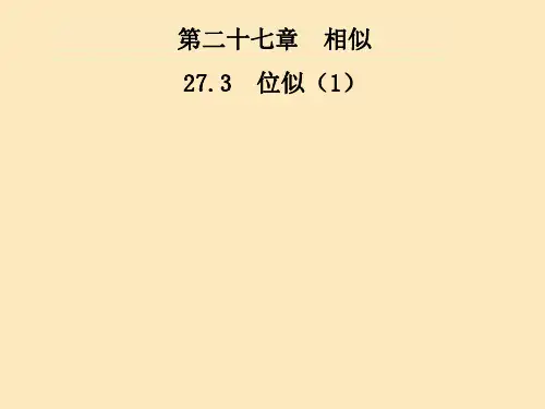 位似课件PPT九年级数学