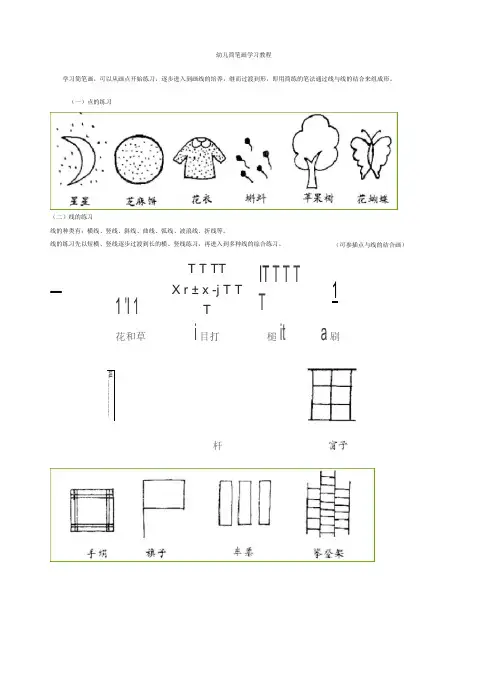 幼儿简笔画学习教程4-5岁