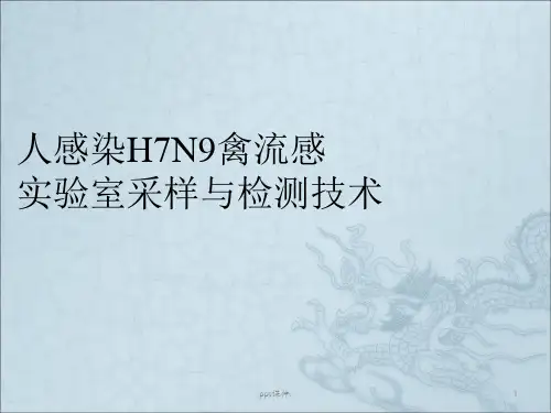 人感染H7N9禽流感病毒培训ppt课件