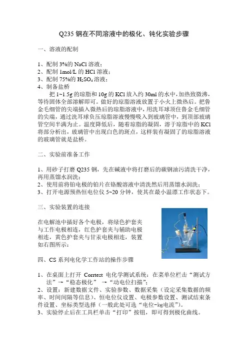 腐蚀试验实验步骤