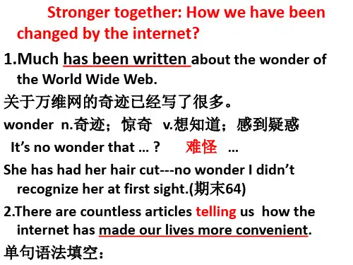 Unit+3+Reading+and+Thinking课文讲解课件