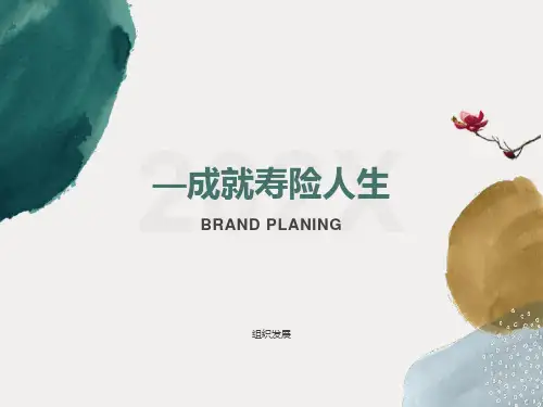 组织发展成就寿险人生V