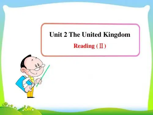 人教版必修5：Unit 2《The United Kingdom》Reading (II)