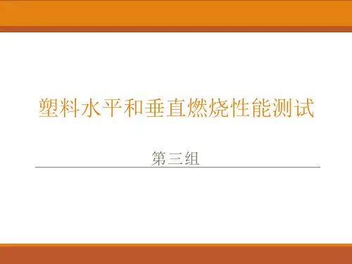 塑料水平垂直燃烧性能测试剖析