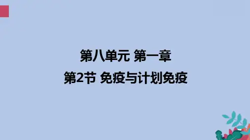 免疫与计划免疫ppt课件